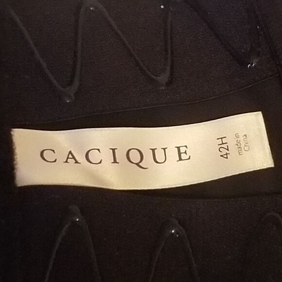 Cacique 42H Strapless Bra Black Underwire Support Grip Padded Classic - Picture 4 of 7
